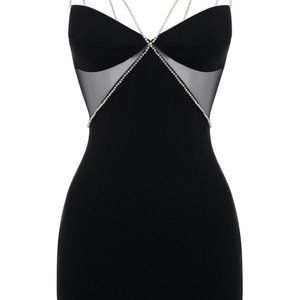 Heiress Beverly Hills Diamante Strap Dress